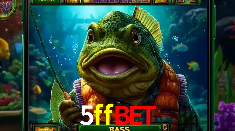 Personagem de peixe pescador do popular jogo de slot com tema de pescaria, uma das emocionantes opções de caça-níqueis para jogar e ganhar no cassino 5ffbet.
